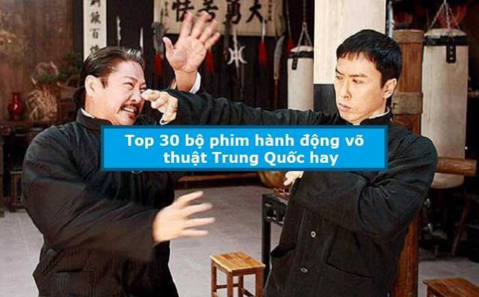 Top 30 bộ phim hành động võ thuật Trung Quốc hay