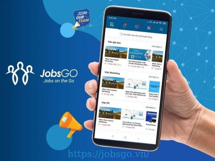 Ứng dụng tìm việc JobsGO (Nguồn: https://jobsgo.vn/)