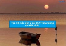 Top 10 mẫu dàn ý bài thơ Tràng Giang chi tiết nhất